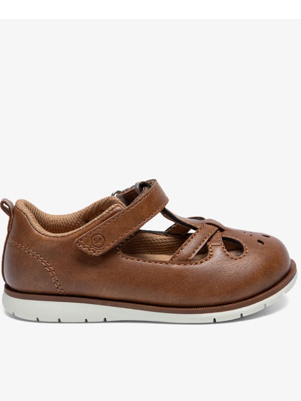 Stride Rite Brown Lacey 3.0 Mary Jane Kids Shoe